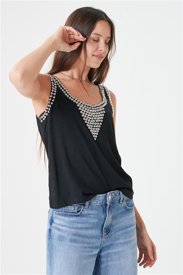 Musculosa Lizzie Tachas Segunda Seleccion GU4024