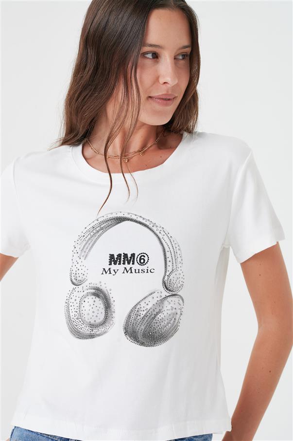 Remera My Music Strass GUK4054