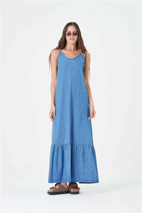 Vestido  Jean  Light  Blue