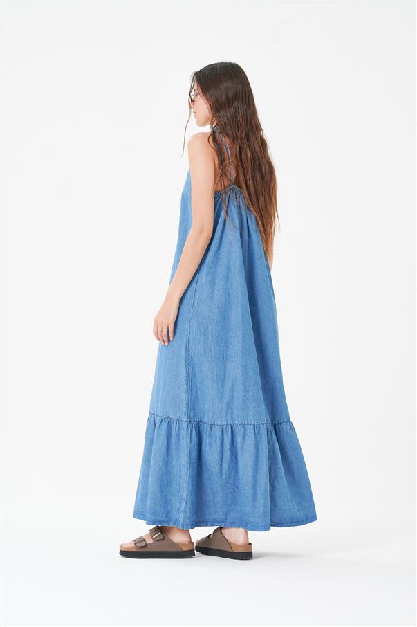 Vestido  Jean  Light  Blue