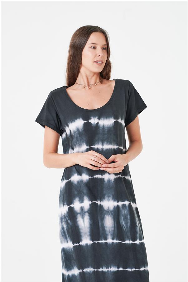 Vestido  Batik  Black Lined