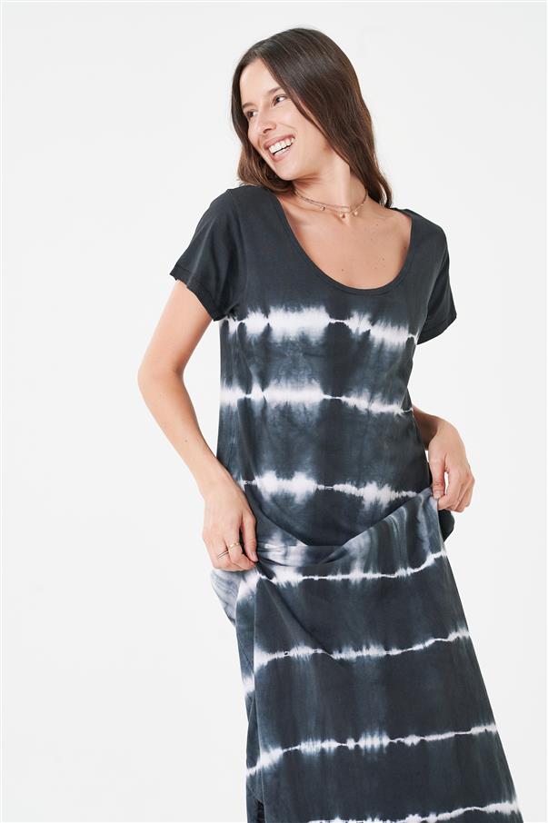 Vestido  Batik  Black Lined