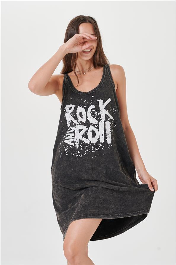 Vestido Rock and Roll Jersey Batik 