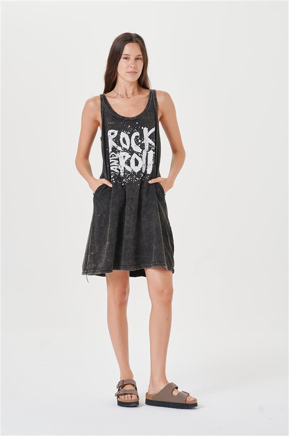 Vestido Rock and Roll Jersey Batik 