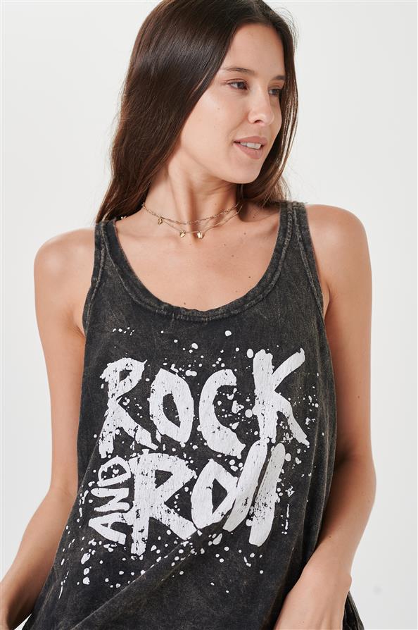 Vestido Rock and Roll Jersey Batik 