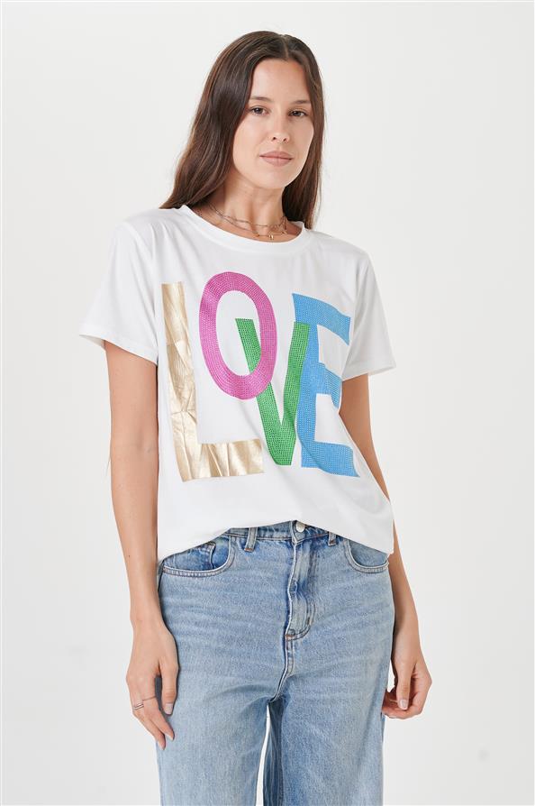 Remera Love GUK5046