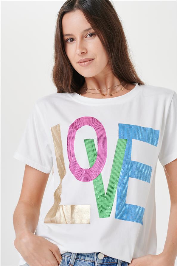 Remera Love GUK5046