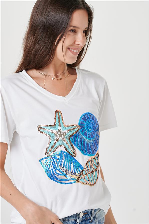 Remera Blue Curazao GU5044