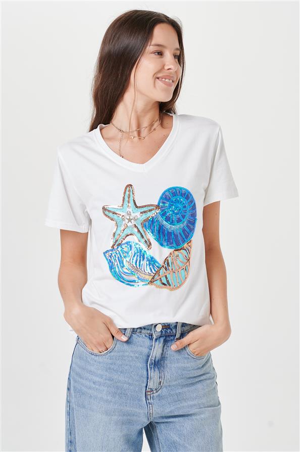 Remera Blue Curazao GU5044