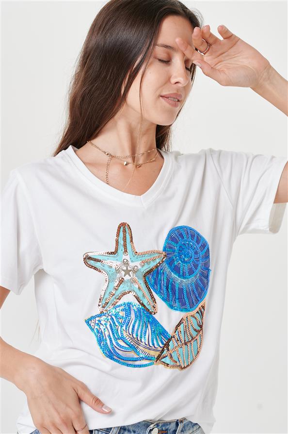 Remera Blue Curazao GU5044