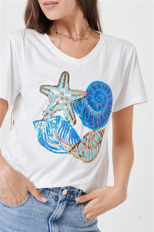 Remera Blue Curazao GU5044