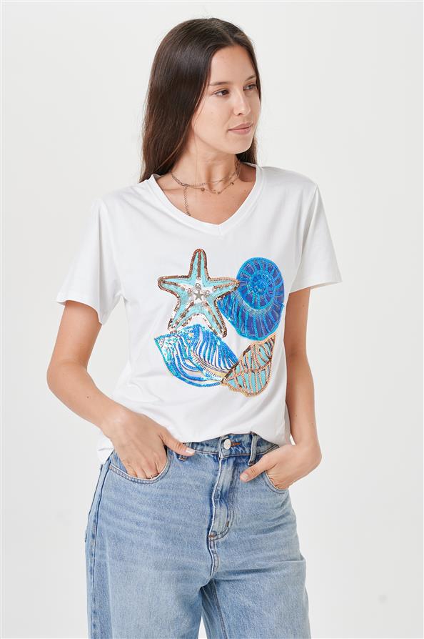 Remera Blue Curazao GU5044