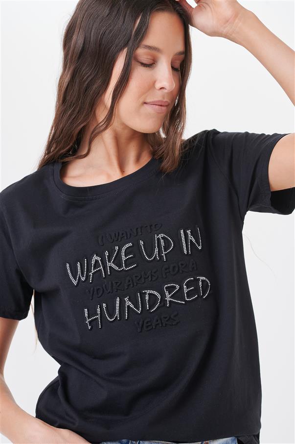 Remera Wake Up Brillos GU5042