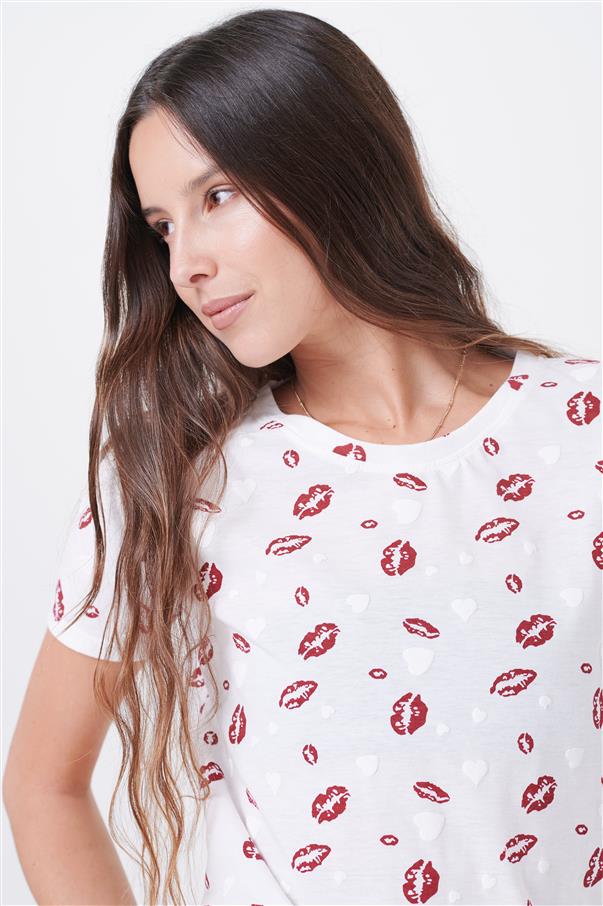 Remera Labios GU2880