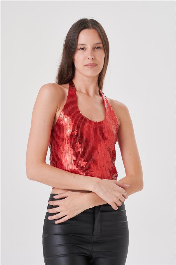 Top Kler Lentejuelas Elastizada GU5068