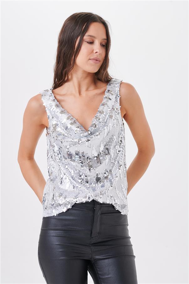 Musculosa Sarus Lentejuelas GU4040