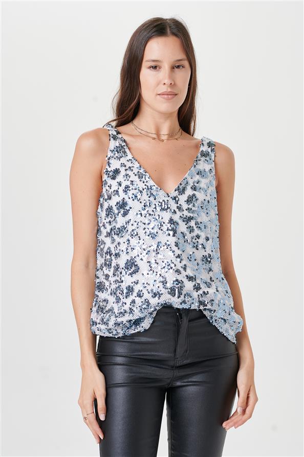 Musculosa Vita Lentejuelas GU4042