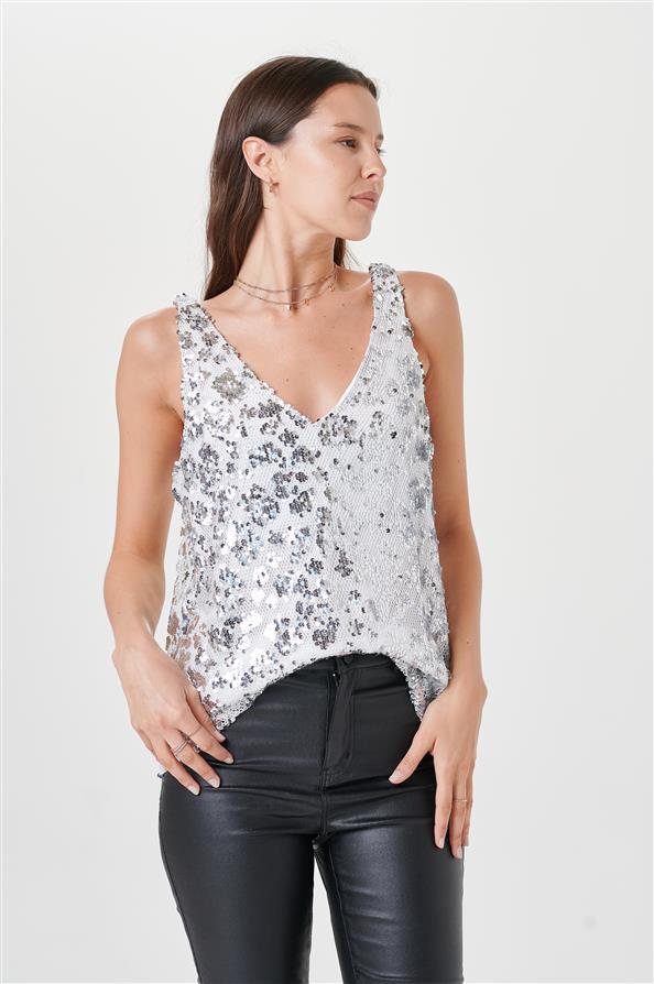 Musculosa Vita Lentejuelas GU4042