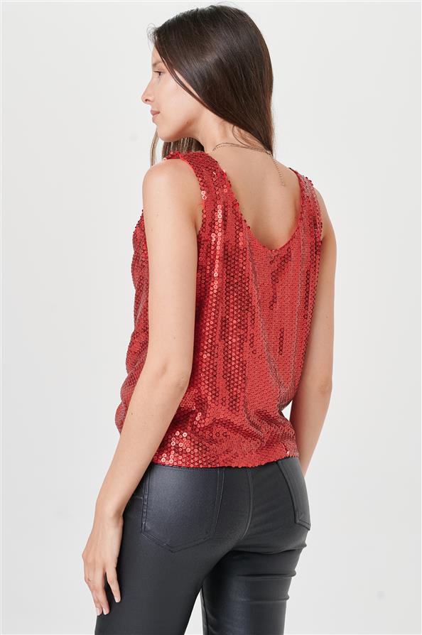 Musculosa Gianni Lentejuelas GU4072