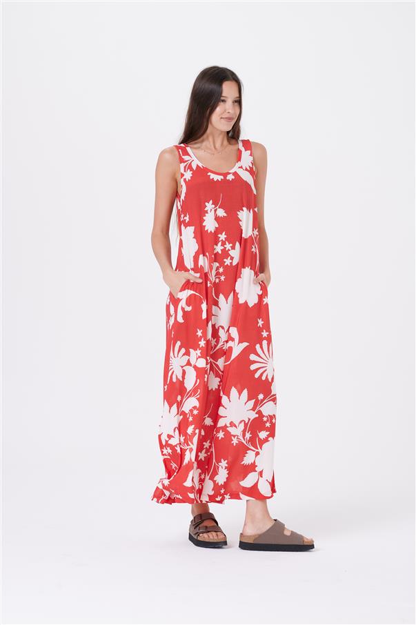 Vestido Joy Sunset con Bolsillos