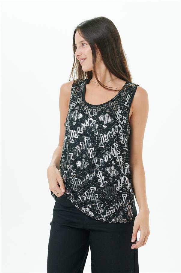 Musculosa Susan Lentejuelas GUK290