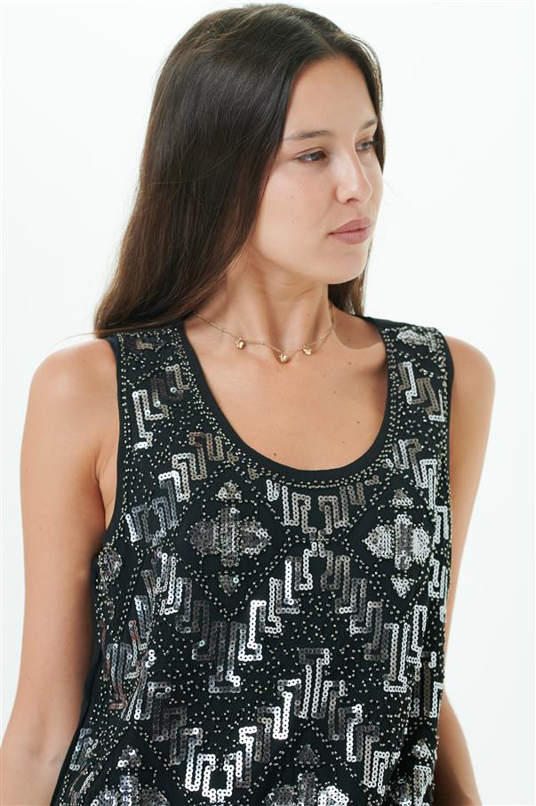 Musculosa Susan Lentejuelas GUK290