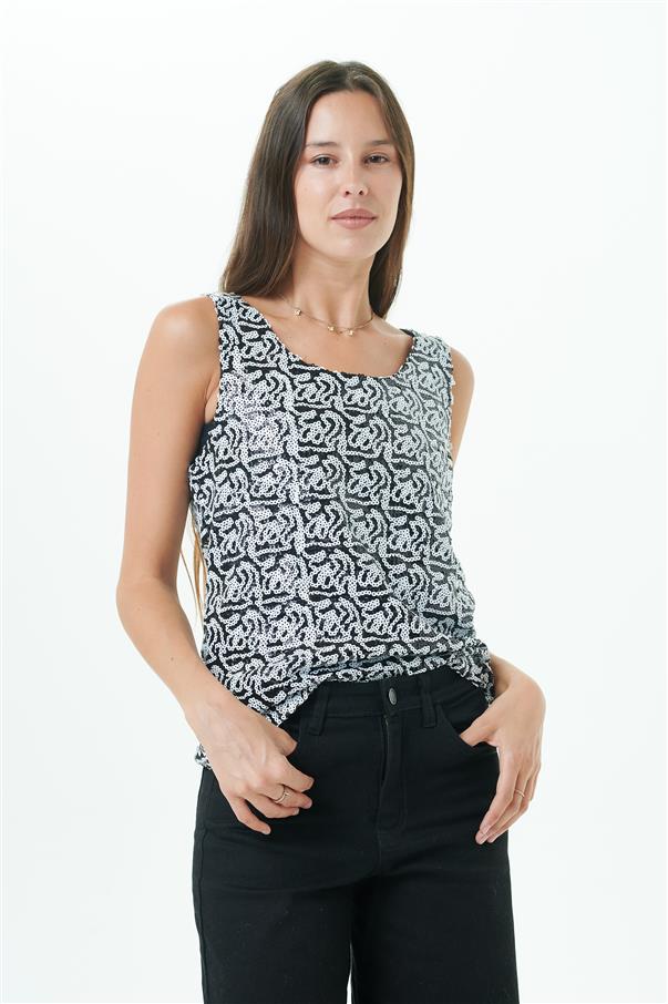 Musculosa Soleil Lentejuelas GU070