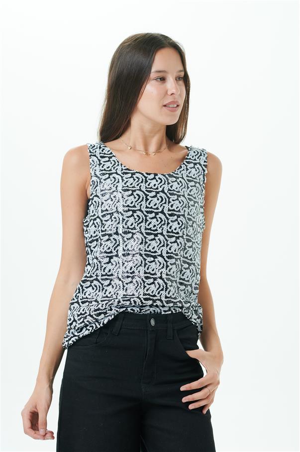 Musculosa Soleil Lentejuelas GU070