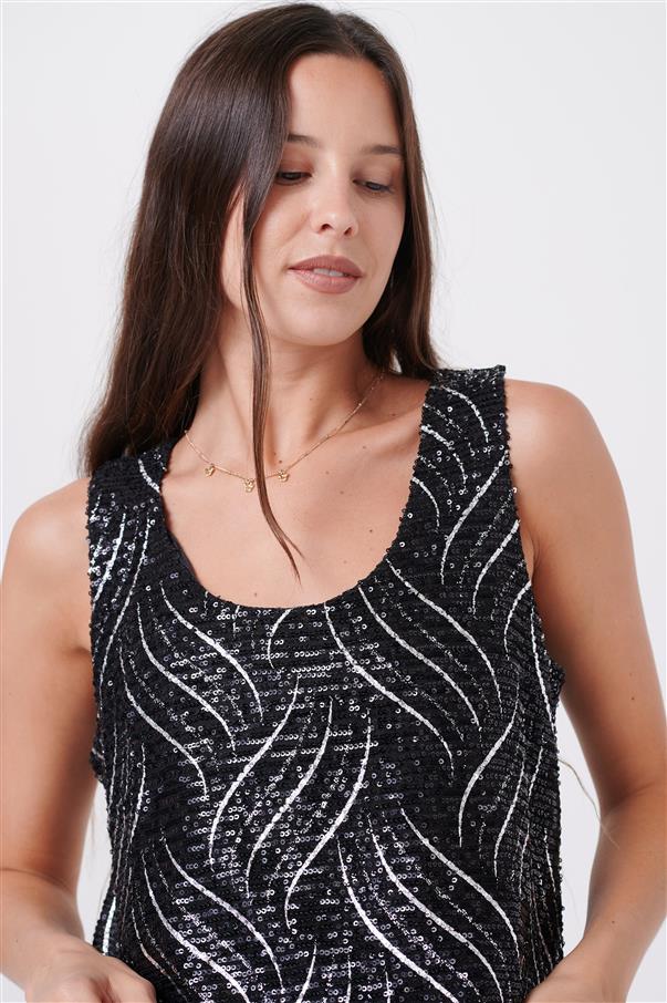 Musculosa Zelesty Lentejuelas GUK1751