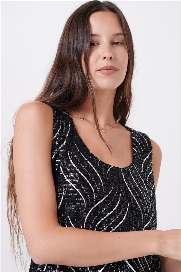 Musculosa Zelesty Lentejuelas GUK1751