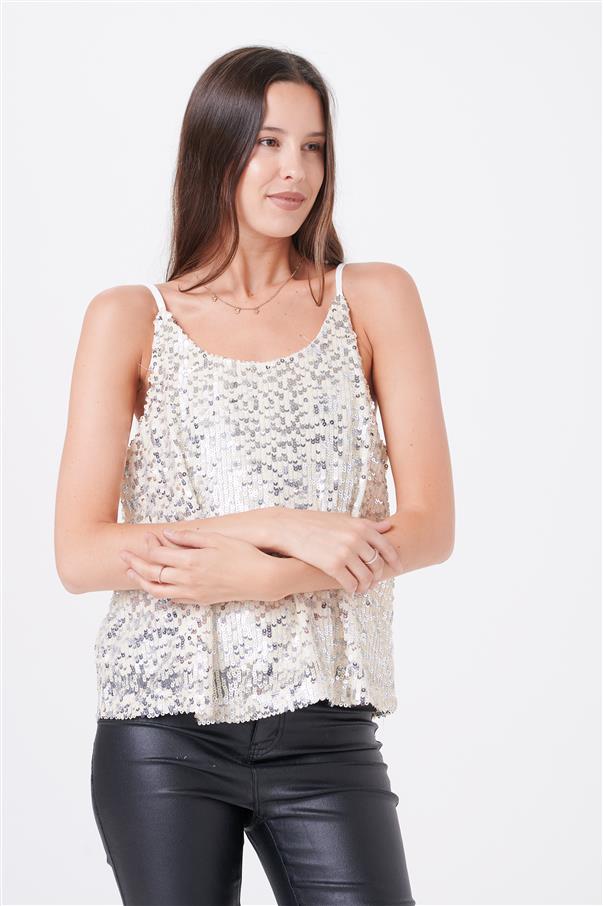 Musculosa Pelycan Lentejuelas GUK348