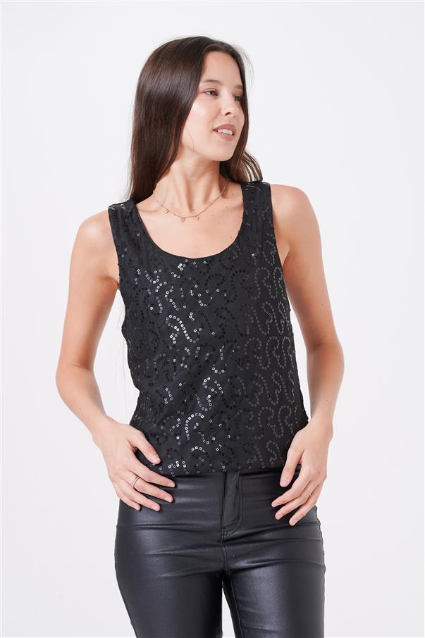 Musculosa  Andorra  Lentejuelas GU1754