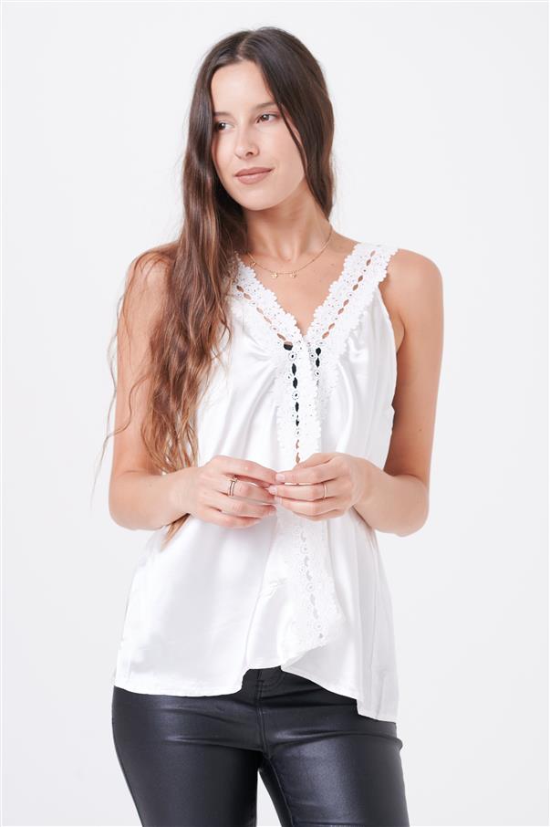 Musculosa  Margot  Saten  GUK157