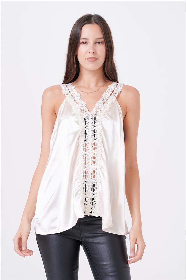 Musculosa  Margot  Saten  GUK157