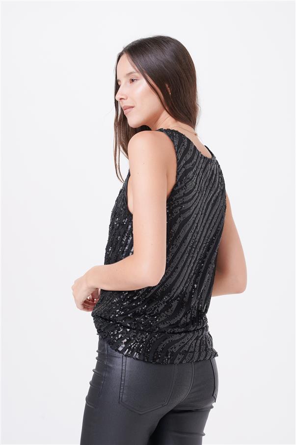 Musculosa  Nairobi Lentejuelas  GU1716