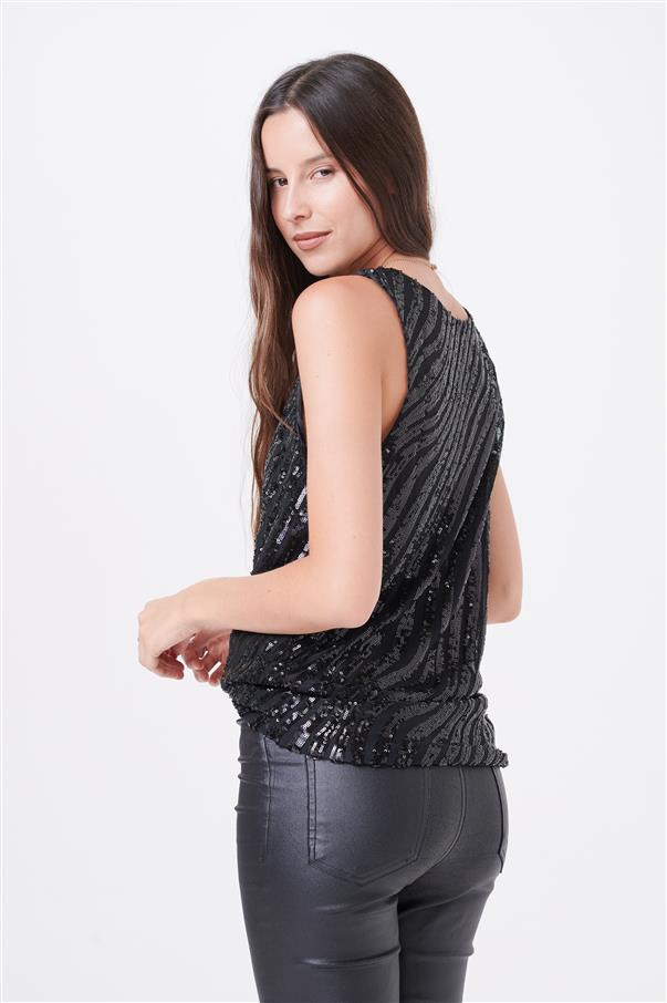 Musculosa  Nairobi Lentejuelas  GU1716