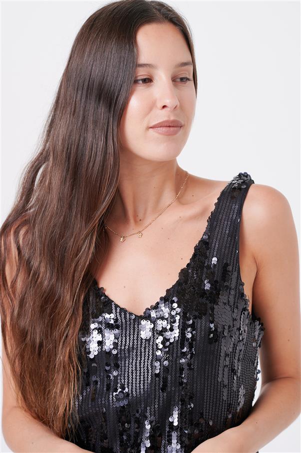 Musculosa  Vecchia  Lentejuelas  GU1759