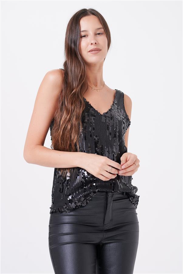 Musculosa  Vecchia  Lentejuelas  GU1759