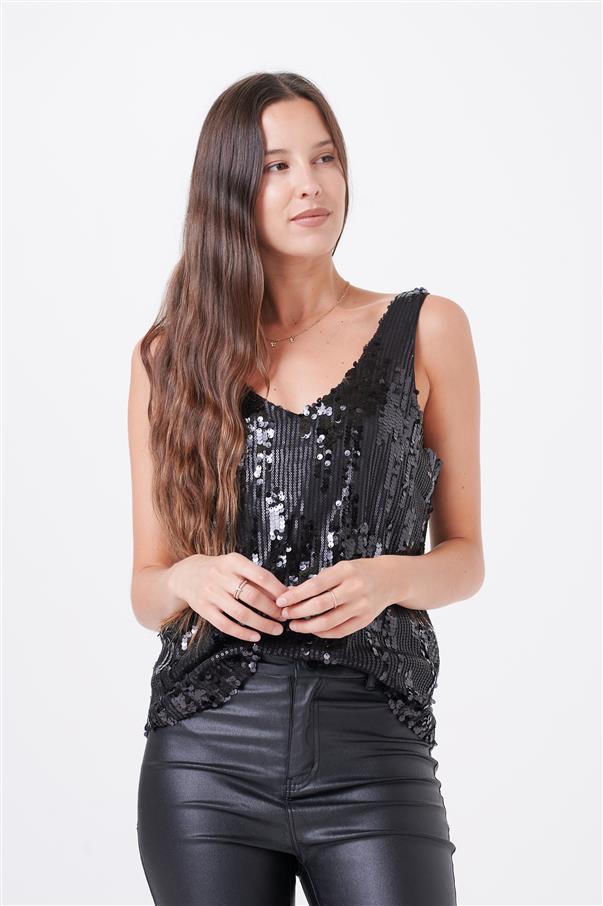 Musculosa  Vecchia  Lentejuelas  GU1759