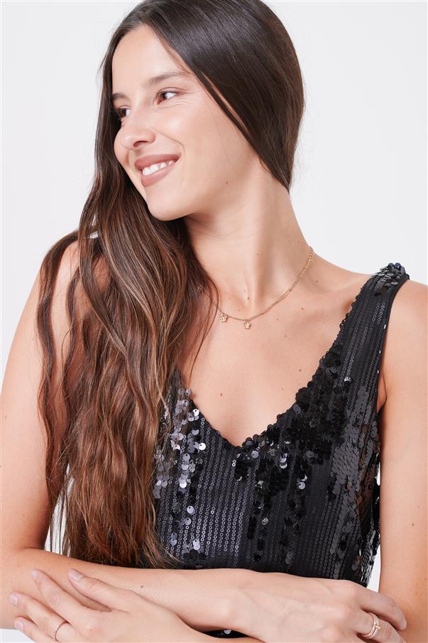 Musculosa  Vecchia  Lentejuelas  GU1759