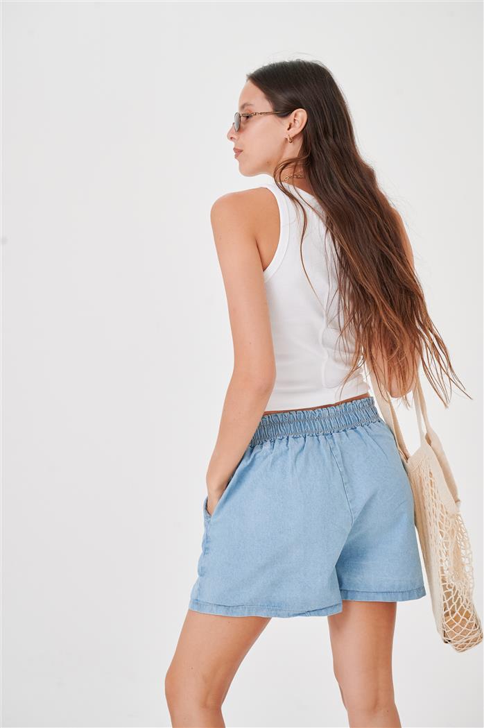 Short Jean Light Blue 