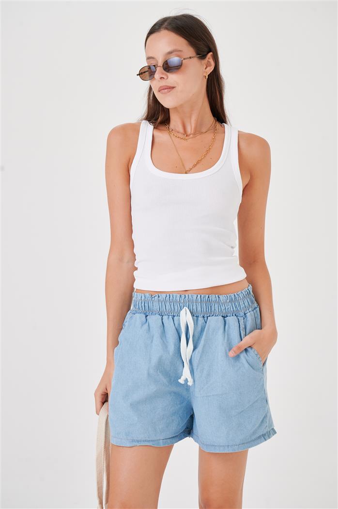 Short Jean Light Blue 