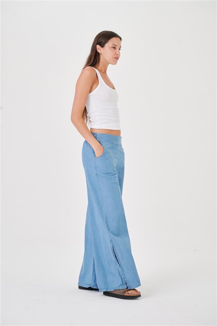 Maxi Palazo Denim Light Blue