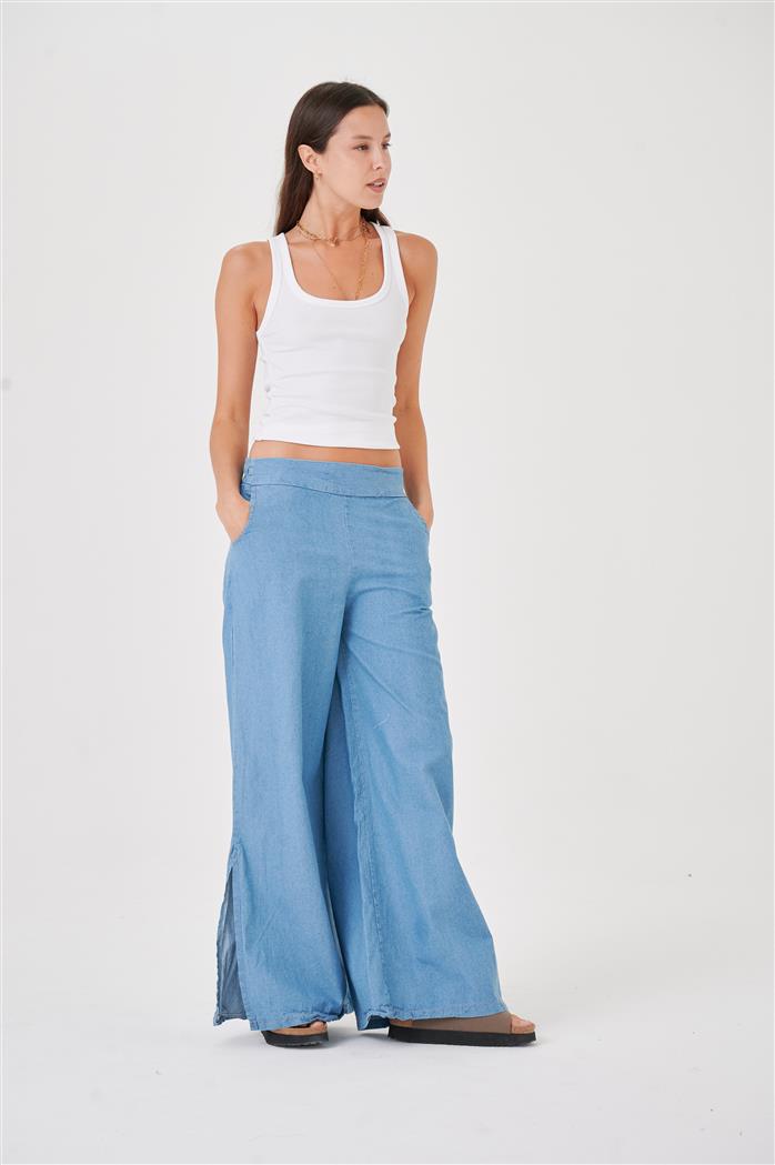 Maxi Palazo Denim Light Blue