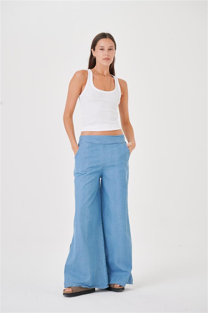 Maxi Palazo Denim Light Blue