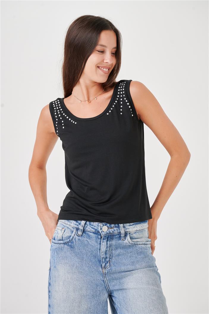 Musculosa Vigue Modal con Tachas 