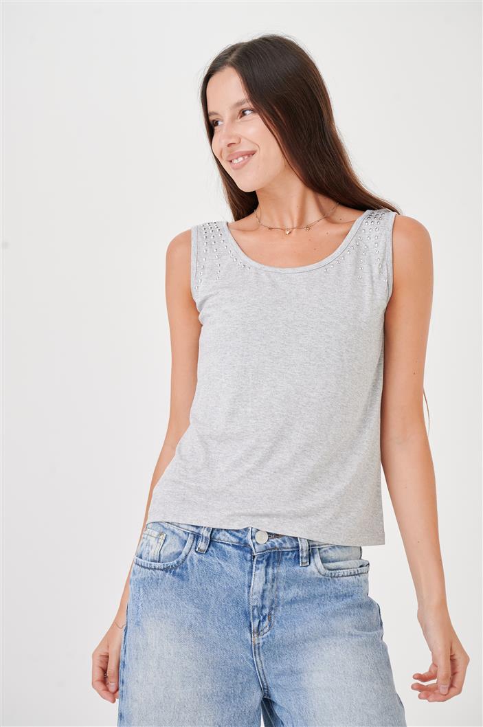 Musculosa Vigue Modal con Tachas 