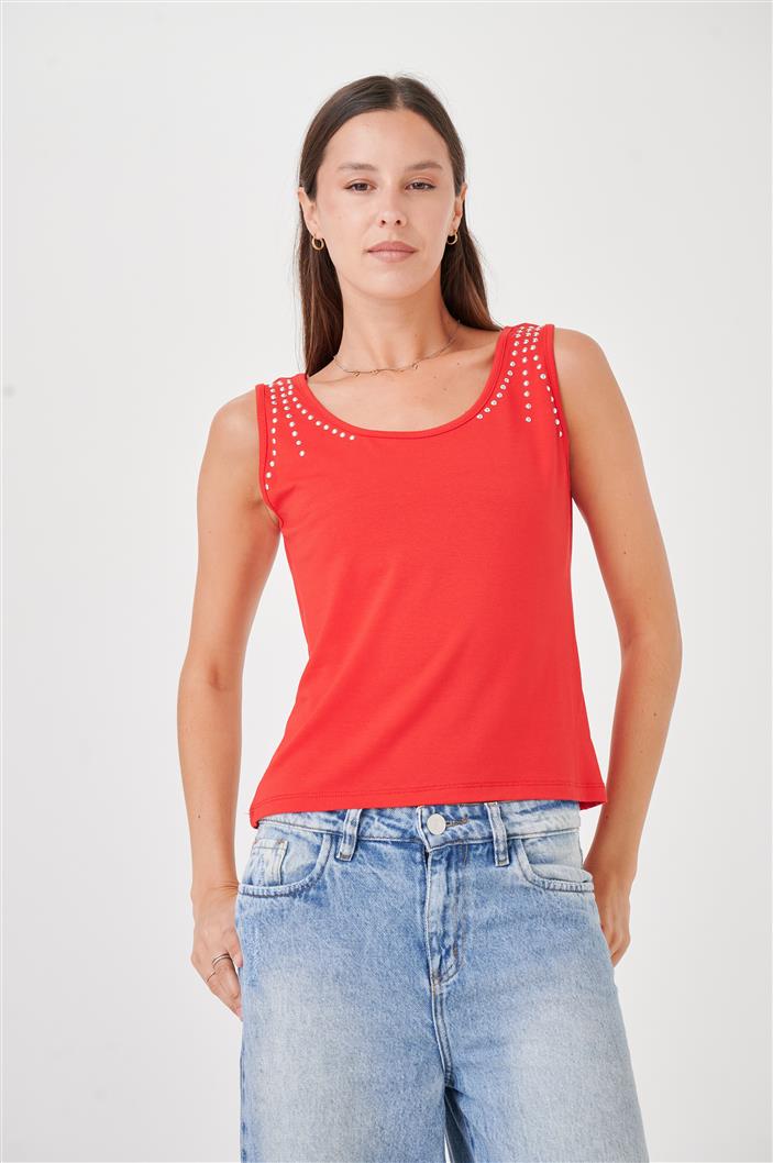 Musculosa Vigue Modal con Tachas 