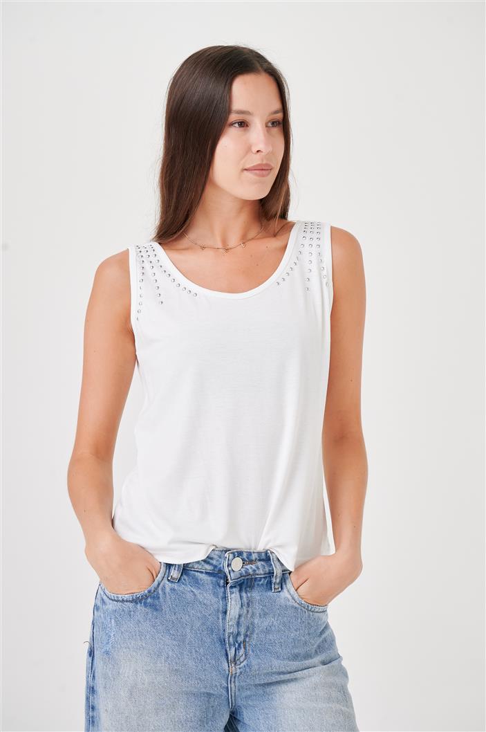 Musculosa Vigue Modal con Tachas 