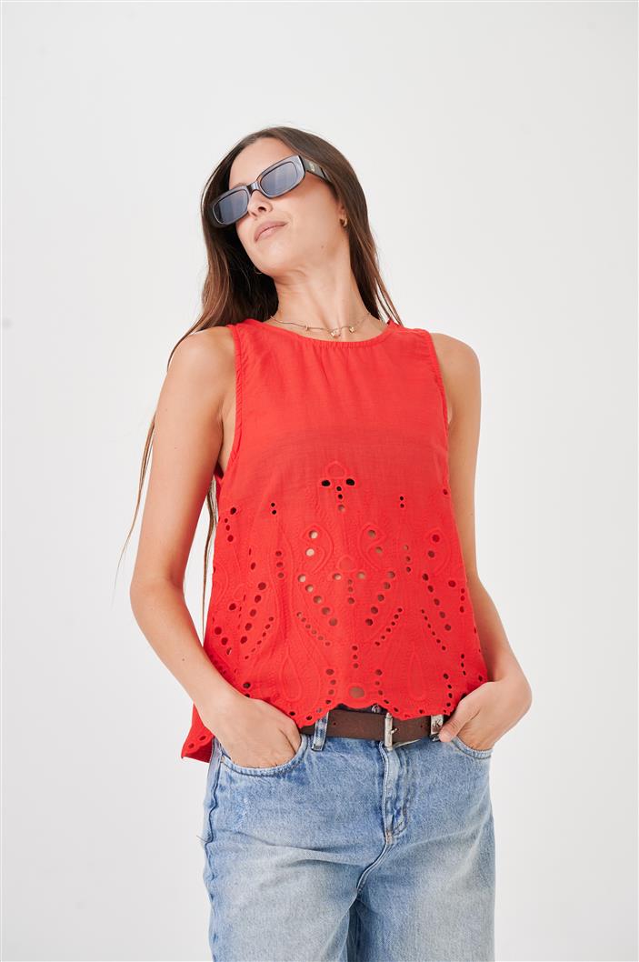 Musculosa Mercy Broderie GU113